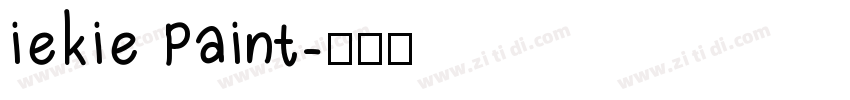 iekie Paint字体转换